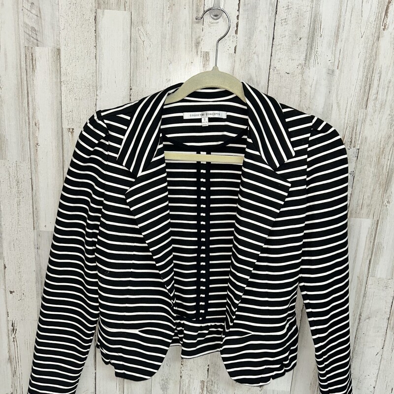 S Black Striped Jacket