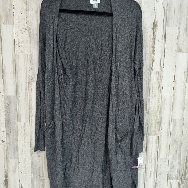 S Dark Grey Cardigan