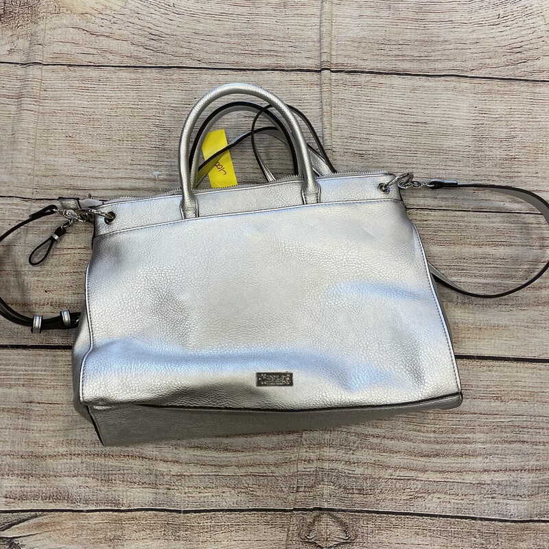 Purse, Silver, Size: None