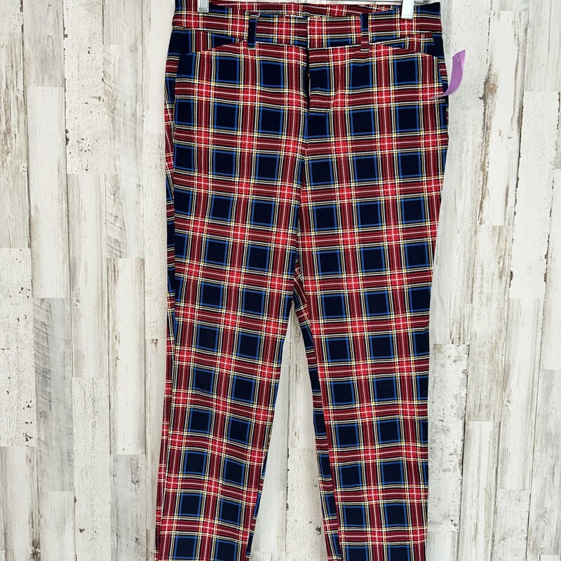 Sz6 Red Plaid Pants