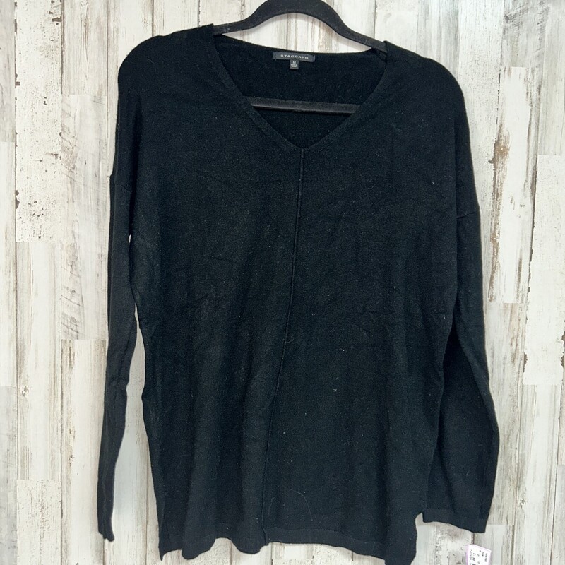 M Black Knit Top, Black, Size: Ladies M