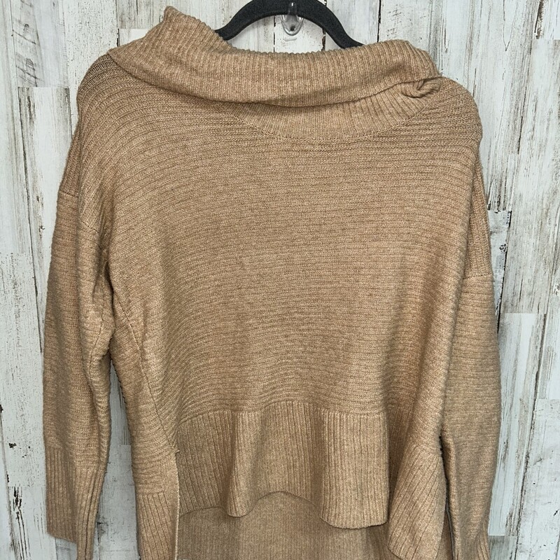 M Tan Cowl Sweater, Tan, Size: Ladies M