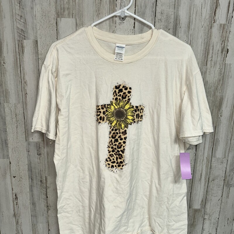 XL Cheetah Cross Tee