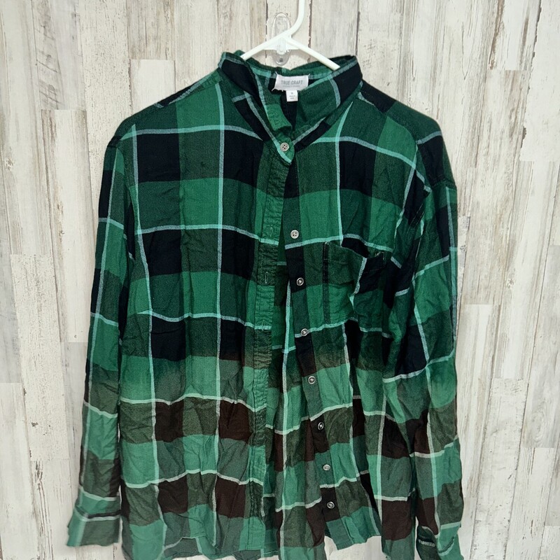 1X Dark Green Flannel