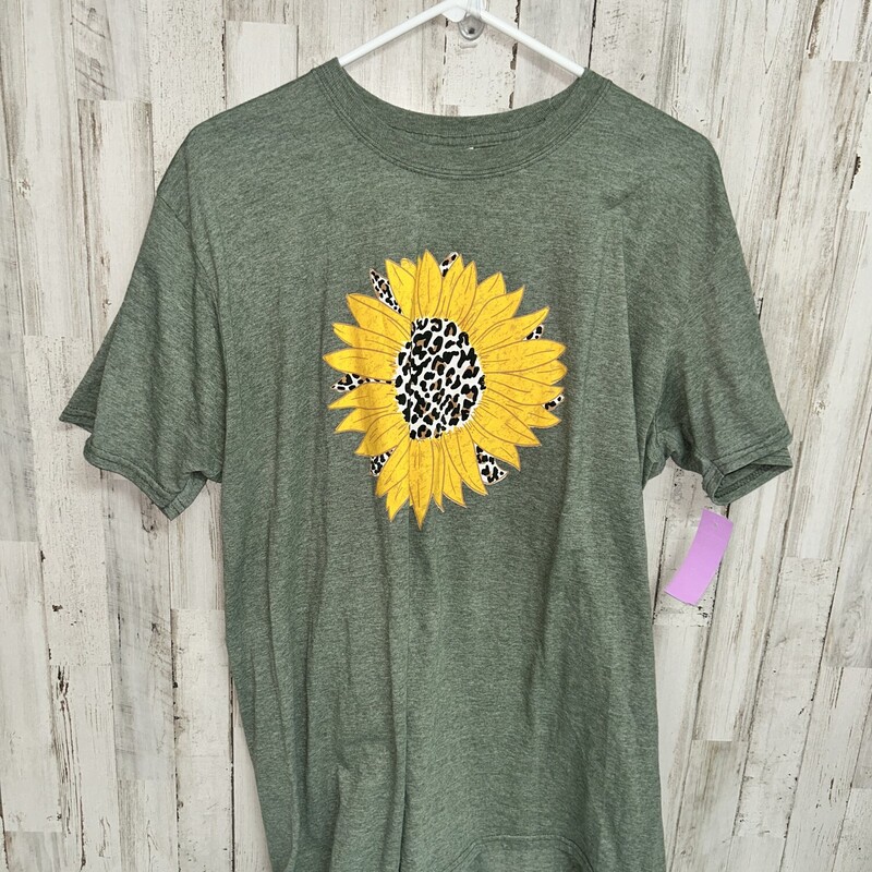 XL Green Sunflower Tee