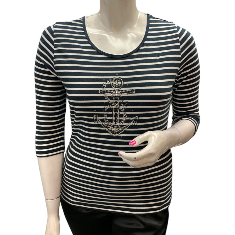 Christine Alexander, Blk/whit, Size: XL