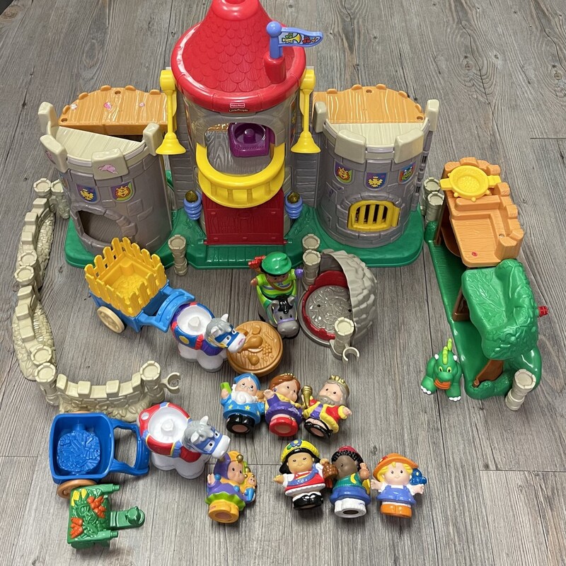 FP Little People Castle Set, Multi, Size: Pre-owned