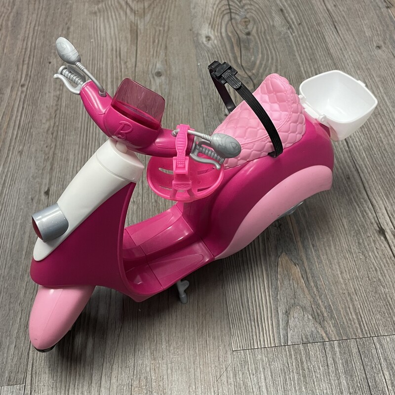 Barbie Scooter With Helmet
 Pink, Size: 3Y+