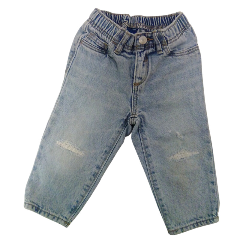 Jeans: Distressed Blue