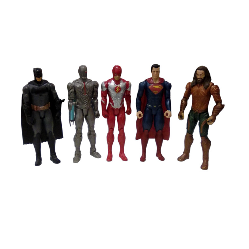 5PC Justic League 12in Articulated Action Figures, Toys

Batman, Cyborg, Flash, Superman, Aquaman

Located at Pipsqueak Resale Boutique inside the Vancouver Mall, Suite 230, (upstairs between Round 1 and Golds Gym) or online at: #pipsqueakresale

All items are photographed prior to being steamed. Cross posted, items are located at #PipsqueakResaleBoutique, payments accepted: cash, paypal & credit cards. Any flaws will be described in the comments. More pictures available with link above. Local pick up available at the #VancouverMall, tax will be added (not included in price), shipping available (not included in price, *Clothing, shoes, books & DVDs for $6.99; please contact regarding shipment of toys or other larger items), item can be placed on hold with communication, message with any questions. Join Pipsqueak Resale - Online to see all the new items! Follow us on IG @pipsqueakresale & Thanks for looking! Due to the nature of consignment, any known flaws will be described; ALL SHIPPED SALES ARE FINAL. All items are currently located inside Pipsqueak Resale Boutique as a store front items purchased on location before items are prepared for shipment will be refunded.

#resalerocks #shopsmall #pipsqueakresale #shopvanmall #vancouverwa #portland #reusereducerecycle #fashiononabudget #chooseused #consignment #savemoney #shoplocal #weship  #shopvanmall #vancouvermall #vancouver #vancouverwashington #keepusopen #shoplocalonline #resale #resaleboutique #mommyandme #minime #fashion #reseller #usedclothing #usedtoys #secondhand #consign #store #clothes #womensclothes #kidsclothes #shopvancouvermall