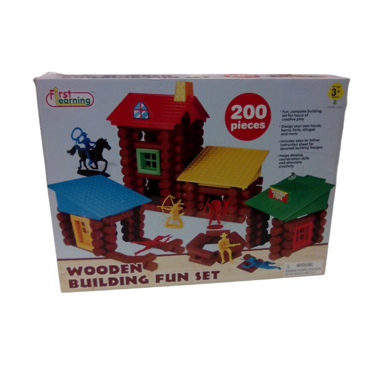 200 PC Wooden Building