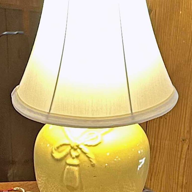 Yellow Ceramic Lamp