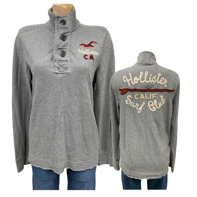 Hollister, Grey, Size: L