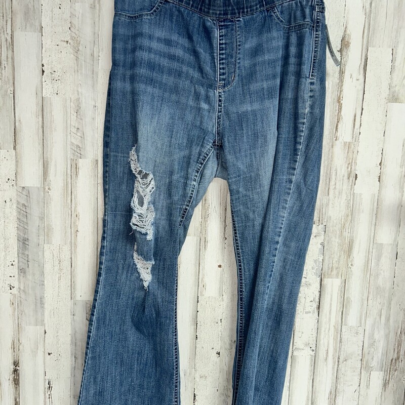 2X Ripped Flare Jeggings