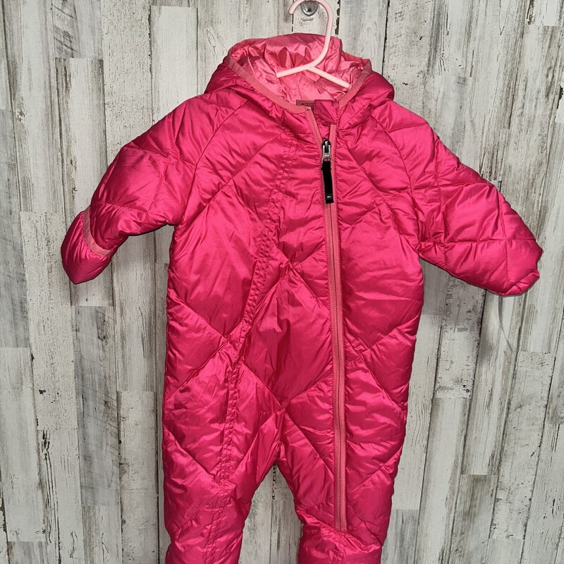 12M Pink Ski Suit