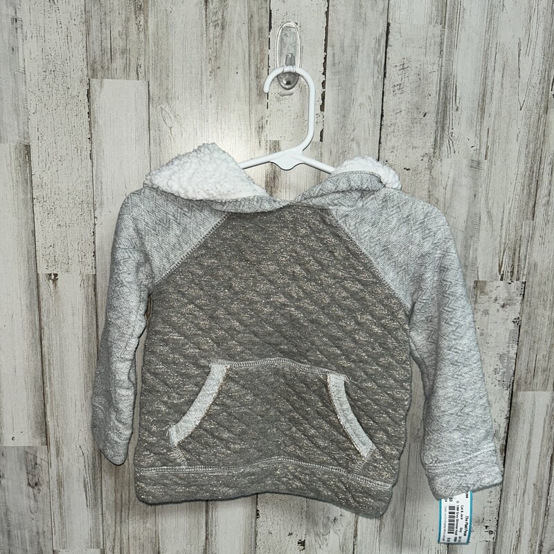 18M Grey Shimmer Hoodie