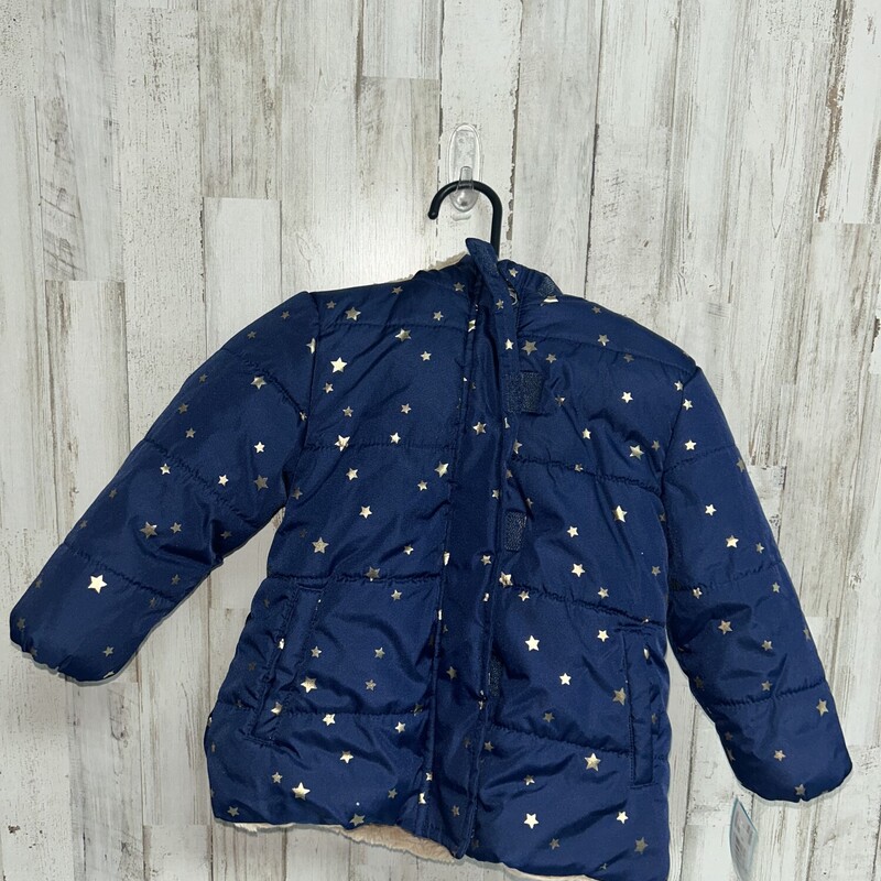 18M Navy Star Puffer Jack