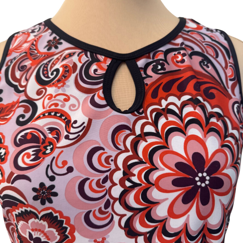 Nuu Muu Active Dress<br />
Poppy/Firecracker 2013 Pattern<br />
Sleeveless with Keyhole Detail<br />
Colors: Red, Black, Cream and Pink<br />
Size: Large