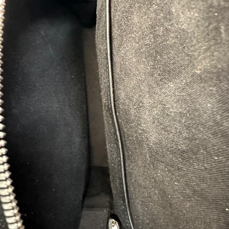 MCM Black Stark Monogram Backpack<br />
<br />
Dimensions:<br />
13H x 10.8W x 5.1D<br />
<br />
Excellent condition.Like New.<br />
<br />
Comes with the original dust bag. No box.