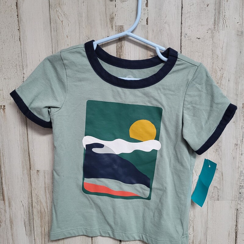 2T Sage Sunset Tee