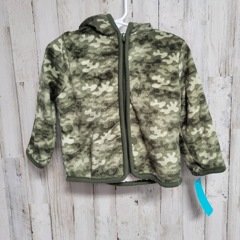 24M Camo Fuzzy Jacket