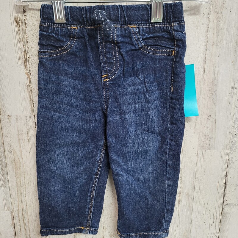 12M Dark Drawstring Jeans