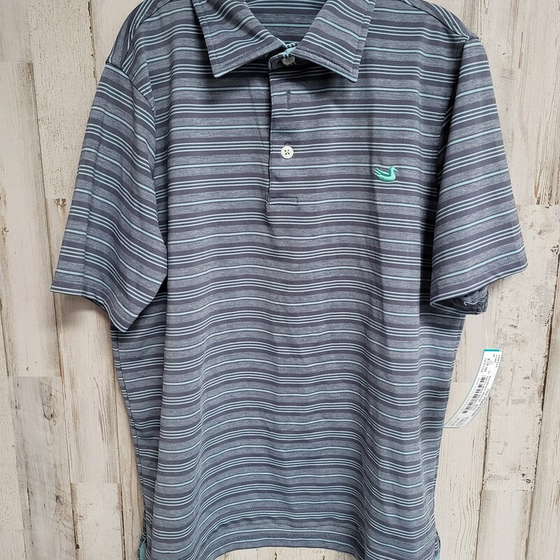 10/12 Blue Stripe Polo