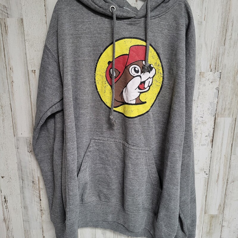 7/8 Grey Mascot Hoodie