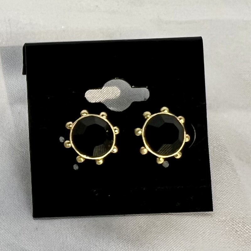 Kate Spade Wheel Stud Earrings
Gold Black Size: Small