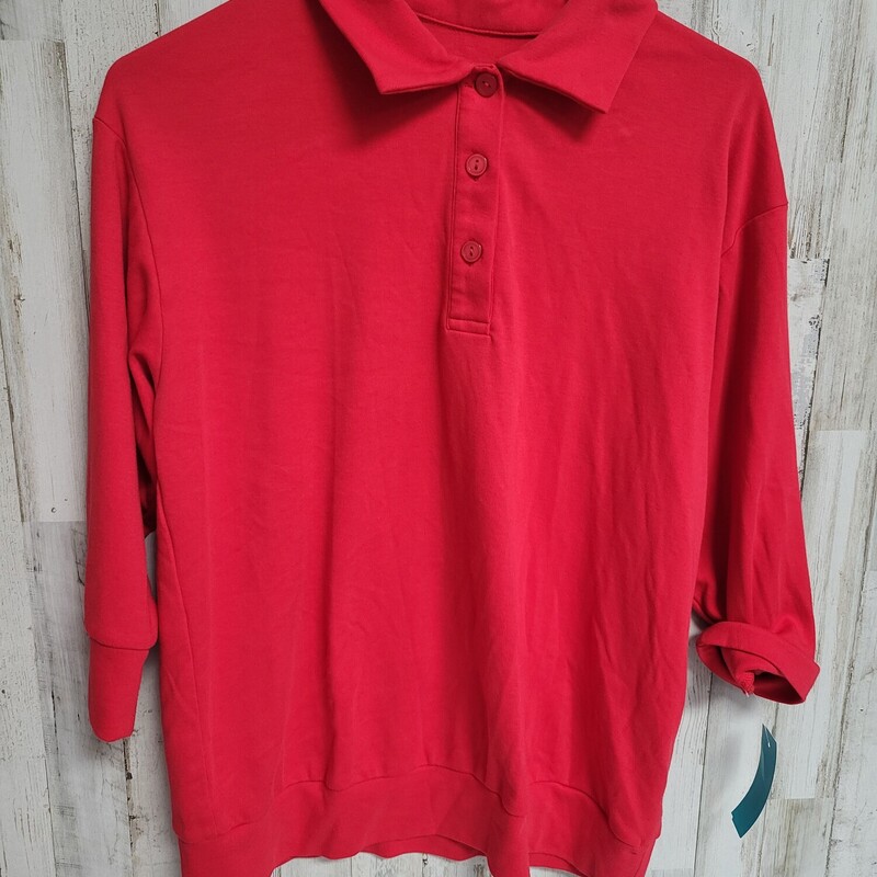 M Red Button Polo