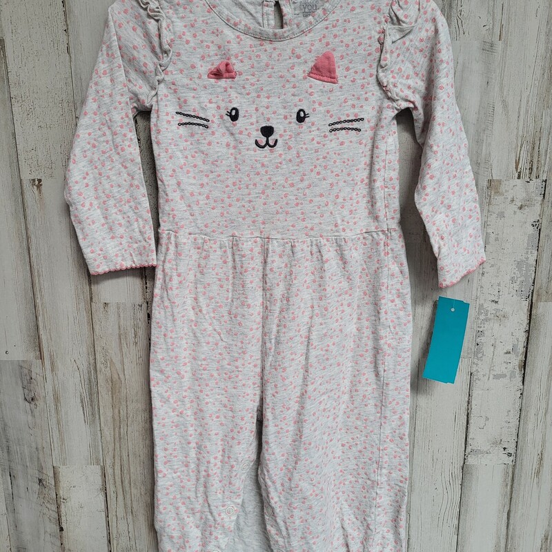 18M Spotted Cat Romper