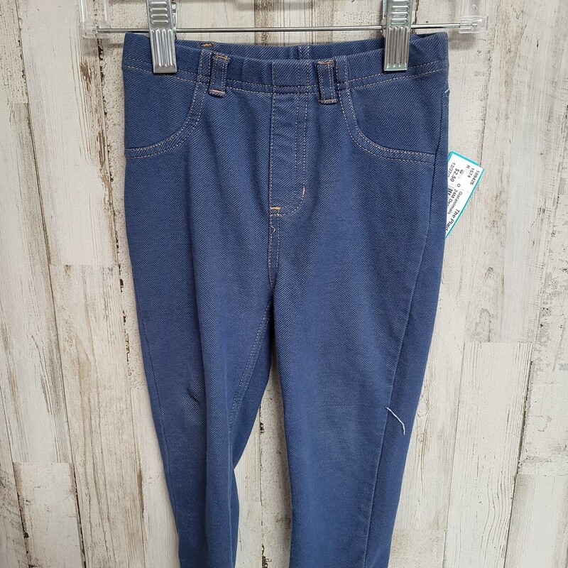 24M Denim Style Leggings, Blue, Size: Girl 18-24