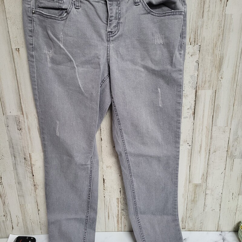 Sz9 Grey Ankle Jeggings, Grey, Size: Ladies M