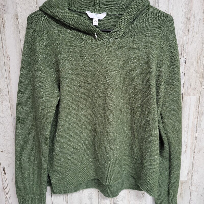 M Green Knit Hoodie