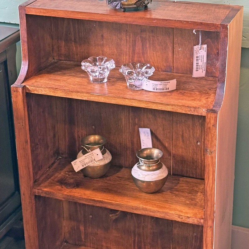 3 Shelf Hardwood Bookcase