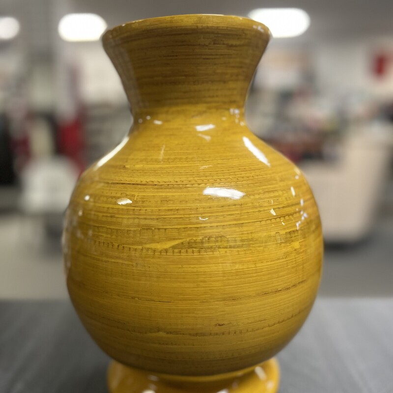 Gold Bamboo Vase