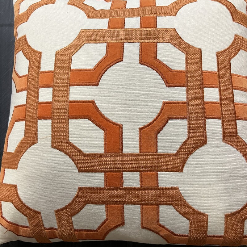 Orange Down Pillow