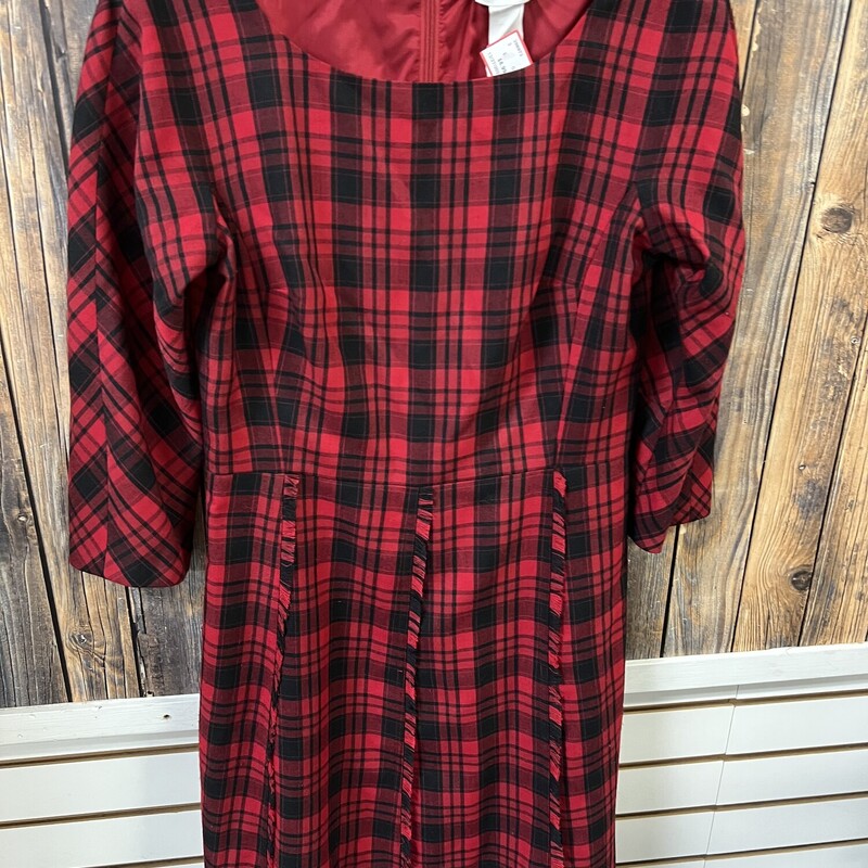 Black Red Liz Claiborne Dress, Size: 6