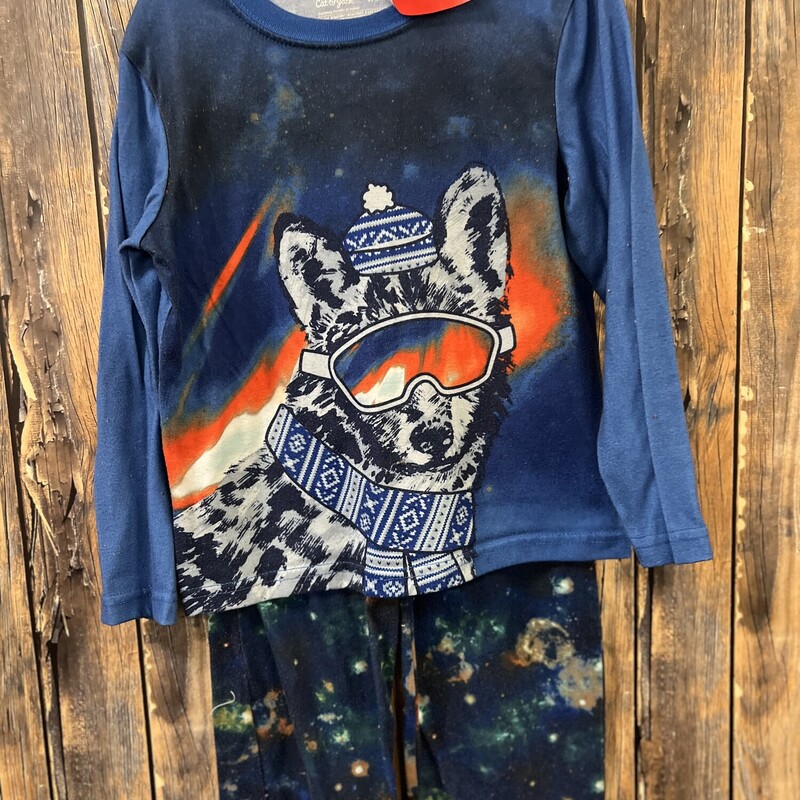 Orange Blue Pj Set