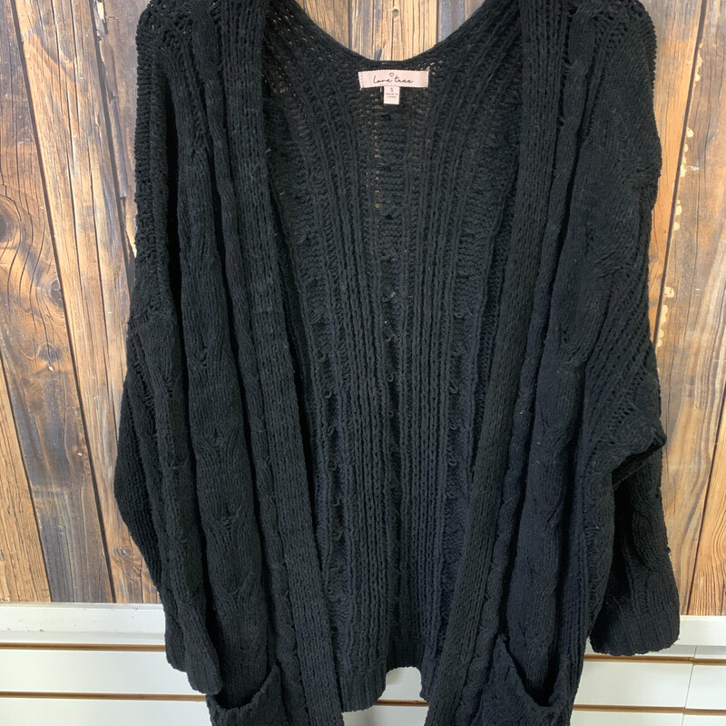 Black Knit Cardigan