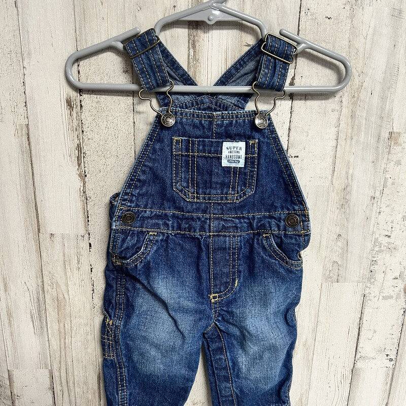 3M Denim Overalls, Blue, Size: Boy 0-9m