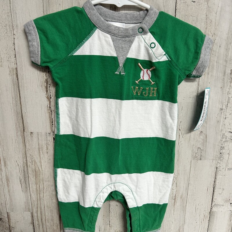 3/6M WJH Stripe Romper