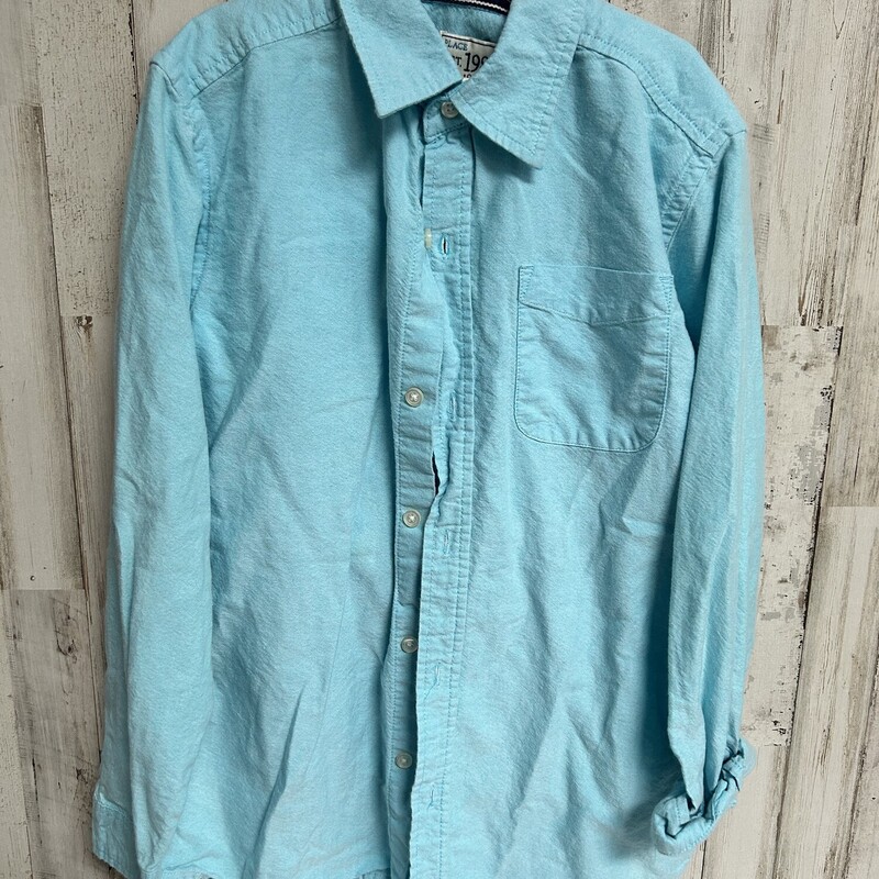 14 Lt Blue Button Up