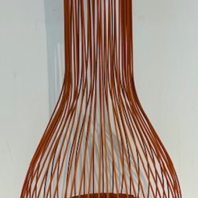 Mid Century Wire Droplet Vase
Orange
Size: 8 x 20H