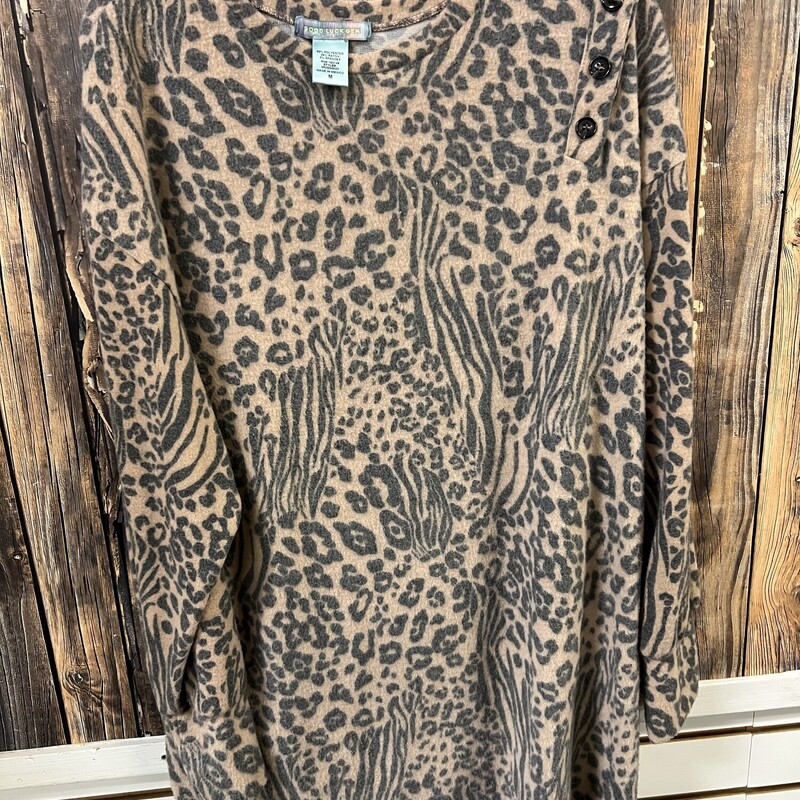 Animal Dress Knit Dress, Size: M