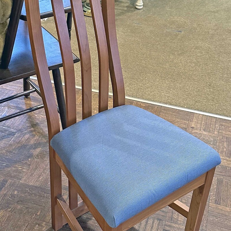 Danish Chair/Blue Seat