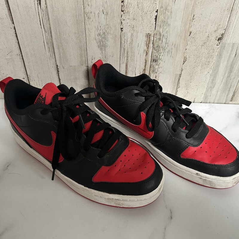 Y7 Red/Black Logo Sneaker