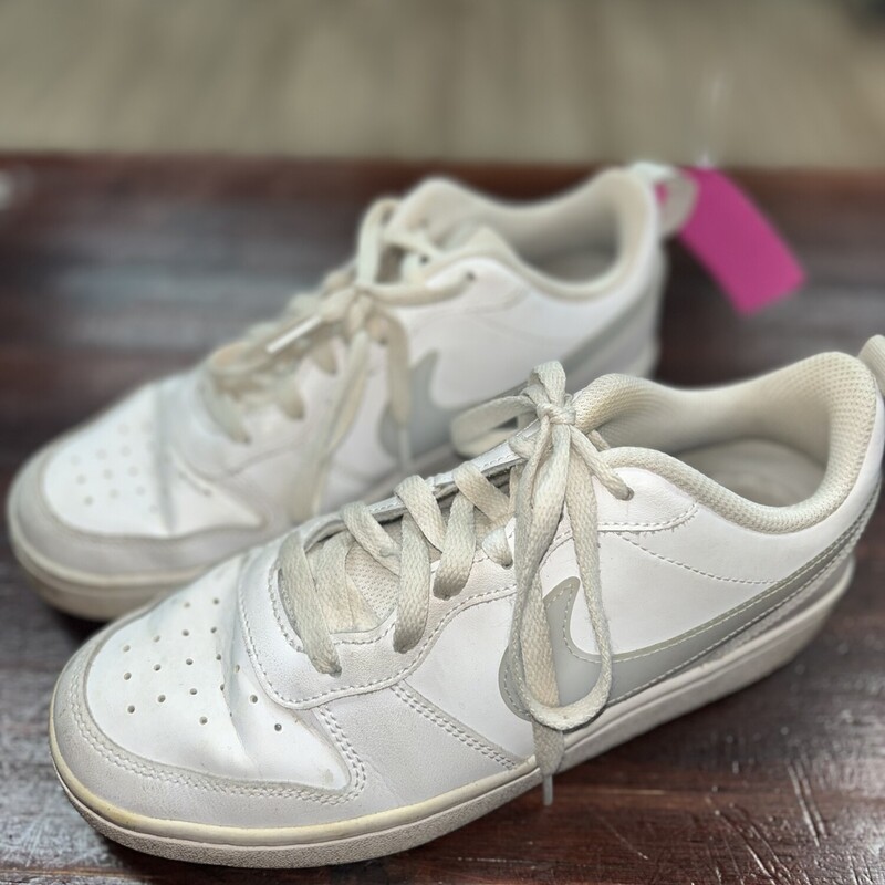 Y6 White Leather Sneakers