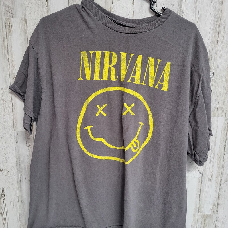 XL Grey Nirvana Tee