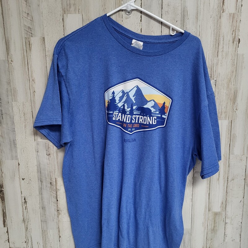 XL Blue Stand Strong Tee